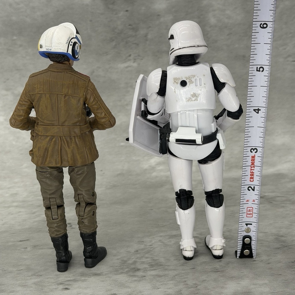 Hasbro Star Wars The Black Series Poe Dameron & Riot Control Stormtrooper - Picture 7 of 7